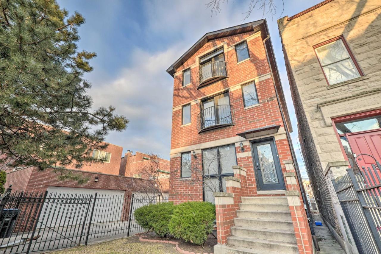 Chicago Condo With Balcony Walk To Cta Stations! Extérieur photo