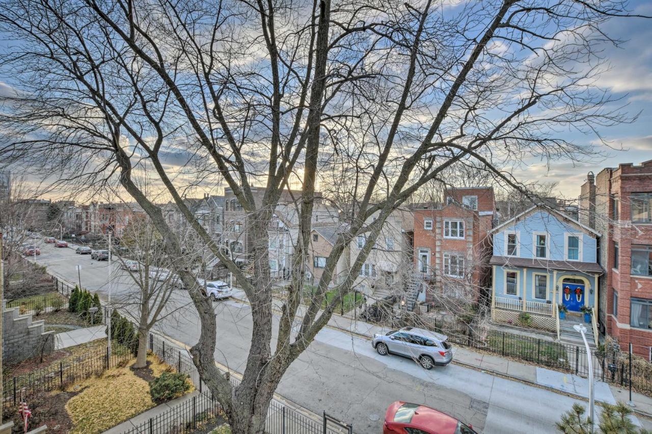 Chicago Condo With Balcony Walk To Cta Stations! Extérieur photo